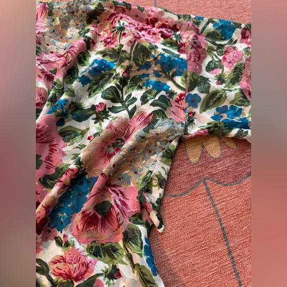 Vintage Gold Label Victorias Secret Floral Kimono/Robe. One Size. - Picture 10 of 13